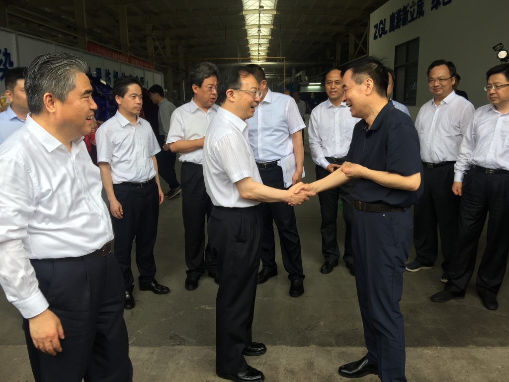 2020年6月23日，省長吳政隆來新立成公司調研指導工作
